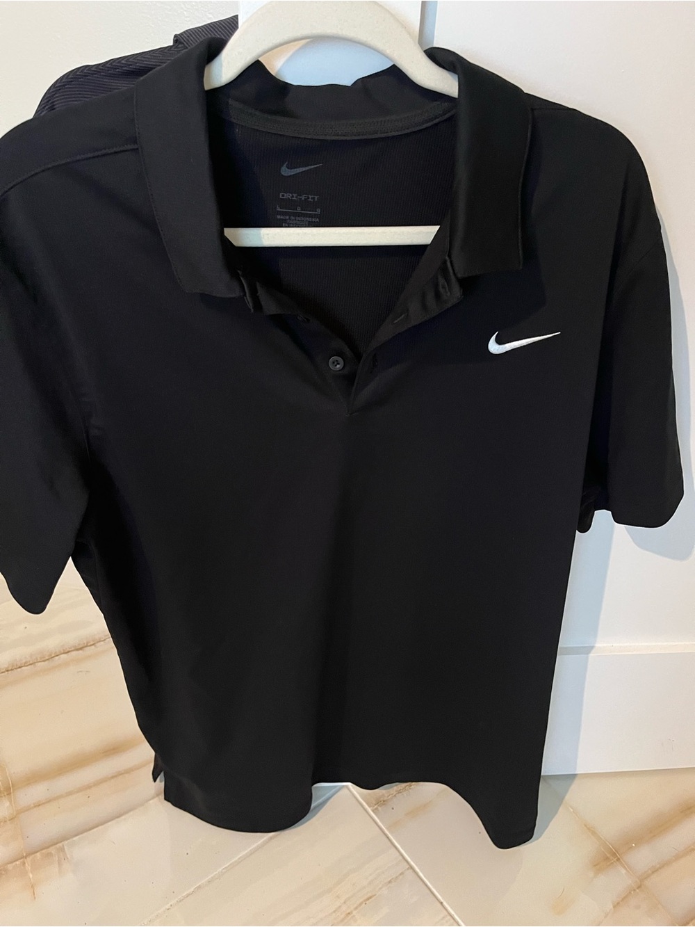 Nike Black Dri Fit Polo Shirt